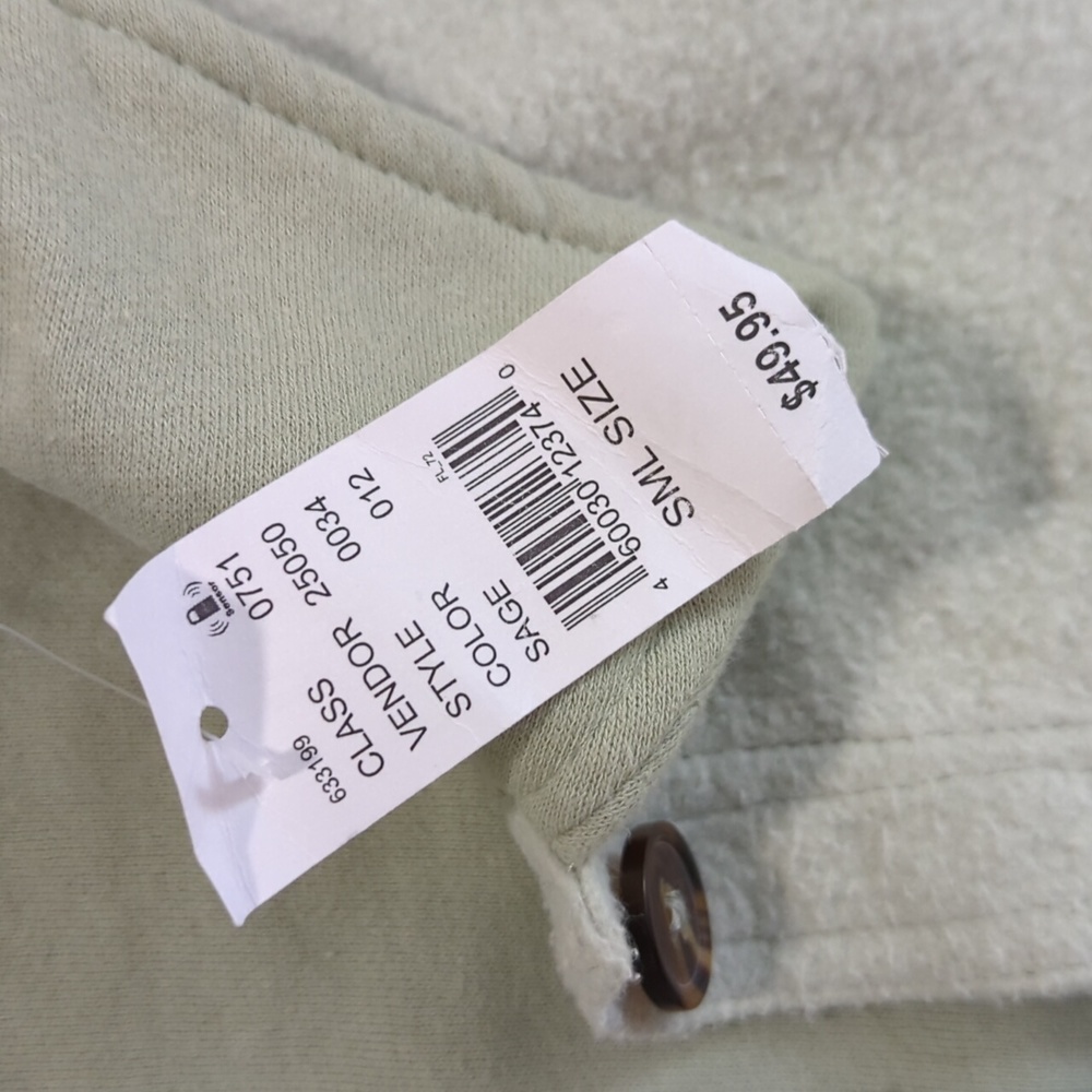 PacSun Charlie Cropped Shacket Jacket Size Small - Picture 5 of 12